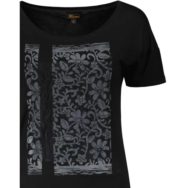  Damen-T-Shirt KIXMI ODETTE SCHWARZ 