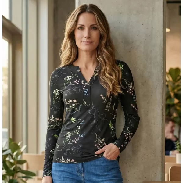  Damen-T-Shirt KIXMI ONDREA SCHWARZ 