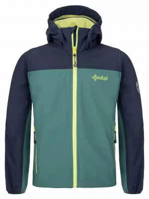 Softshelljacke für Jungen KILPI RAVIO-JB SJ0105KI DUNKELGRÜN