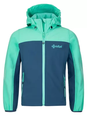 Softshelljacke für Mädchen KILPI RAVIA-JG SJ0155KI TÜRKIS