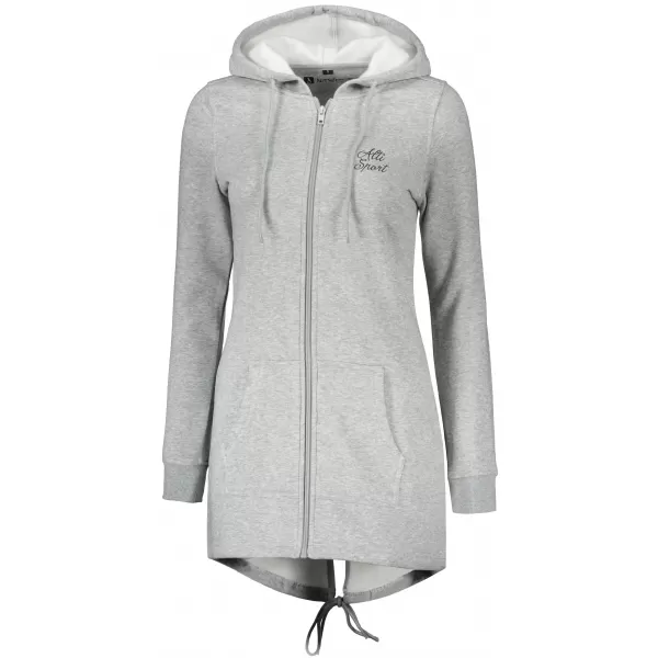  Erweitertes Damen-Sweatshirt ALTISPORT BYB/ALW056BY148 HELLGRAUE HIGHLIGHTS 