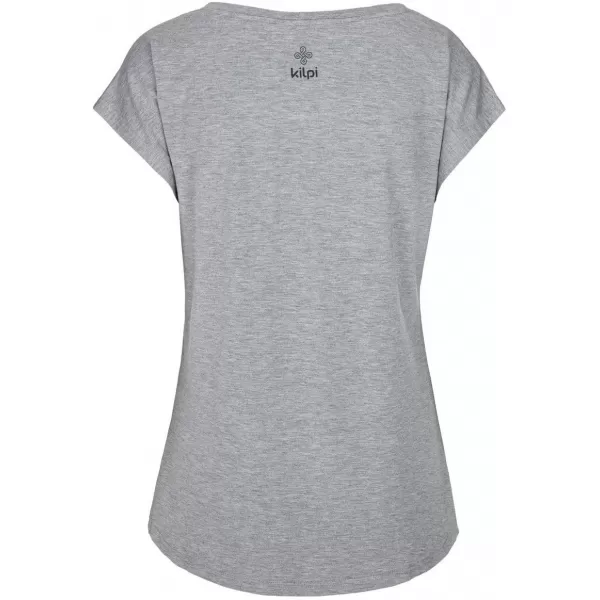  Damen-T-Shirt mit kurzen Ärmeln KILPI ROISIN-W SL0306KI HELLGRAU 