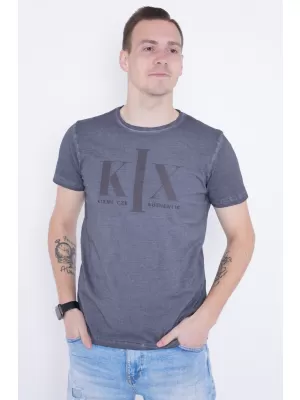 Herren-T-Shirt KIXMI OLWEN DUNKELGRAU