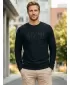 Herren-Sweatshirt KIXMI ODEN SCHWARZ