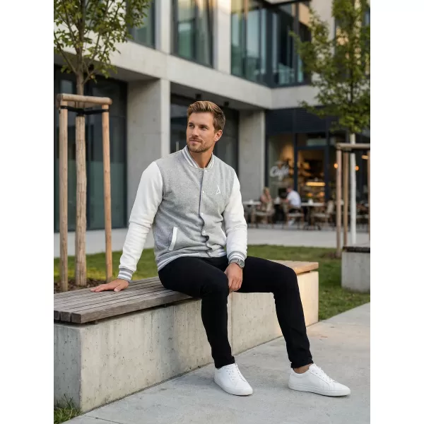  Herren-Sweatshirt ALTISPORT BYB/ALM002BB004 HELLGRAUE AKZENTE 