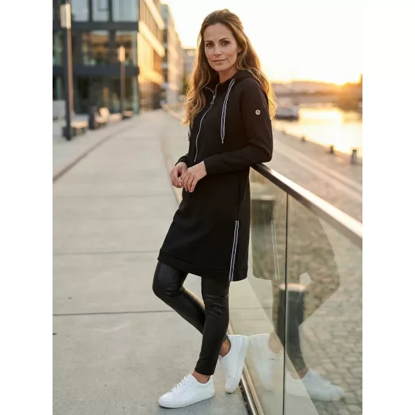  Erweitertes Damen-Sweatshirt KIXMI OLLY SCHWARZ 