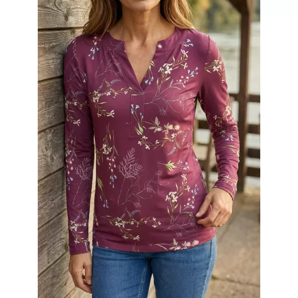  Damen-T-Shirt KIXMI ONDREA BURGUND 