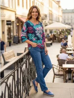 Damen-Sweatshirt KIXMI ORCHID DUNKELBLAU