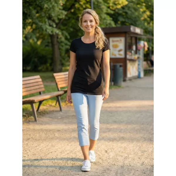  Damen-T-Shirt ALTISPORT ZOLIA LSKX384 SCHWARZ 