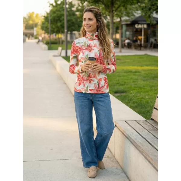  Rollkragenpullover für Damen KIXMI OPRAH WEIß 