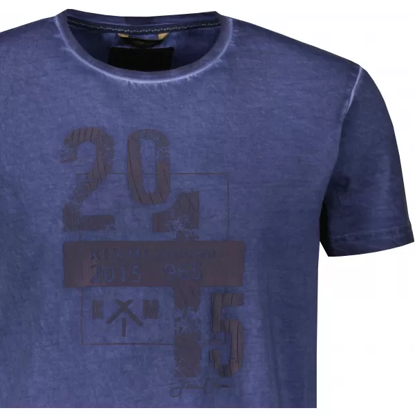  Herren-T-Shirt KIXMI OMER DUNKELBLAU 
