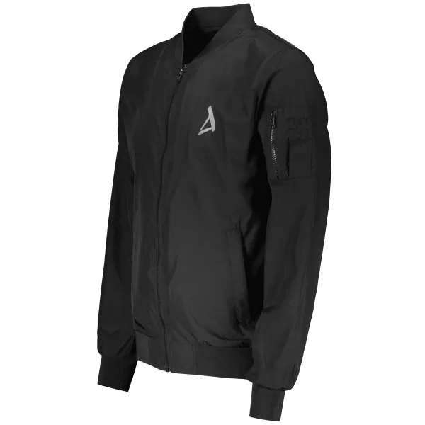  Bomberjacke für Herren ALTISPORT BYB/ALM002BY045 SCHWARZ UND SILBER 