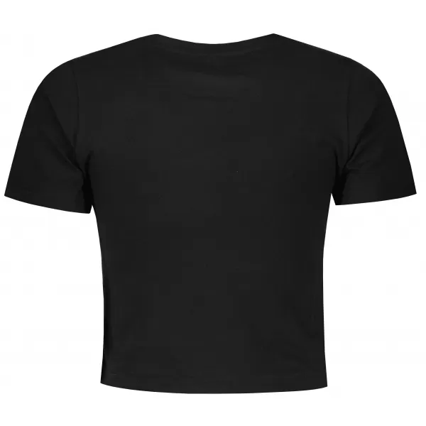  Crop-Top-T-Shirt für Damen ALTISPORT BYB/ALW056BY042 SCHWARZ ROSA 