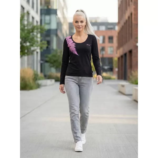  Damen-T-Shirt ALTISPORT UHANA LTSY942 SCHWARZ 