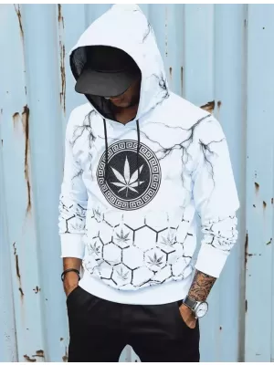 Herren -Sweatshirt DSTREET BX5321 WEIß