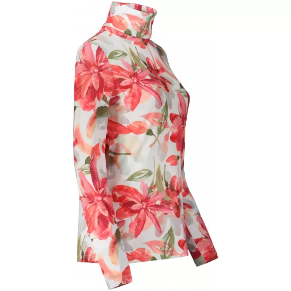  Rollkragenpullover für Damen KIXMI OPRAH WEIß 