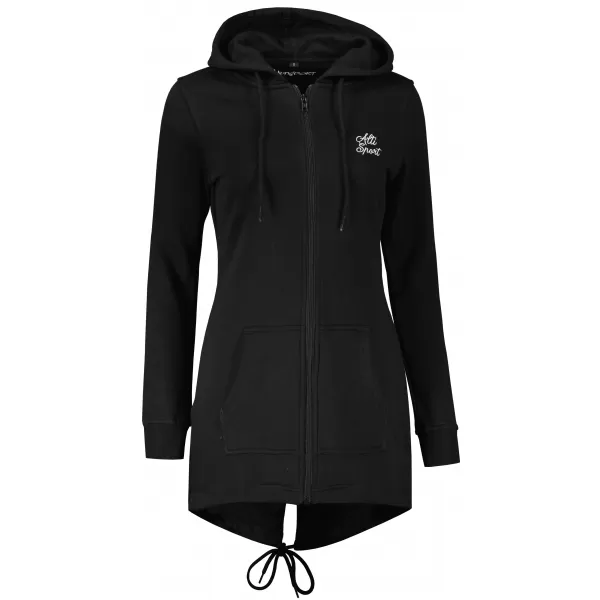  Erweitertes Damen-Sweatshirt ALTISPORT BYB/ALW056BY148 SCHWARZ UND WEIß 