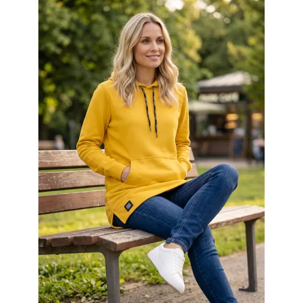  Damen-Sweatshirt SAM 73 ENNA WM 768 DUNKLES OCKER 