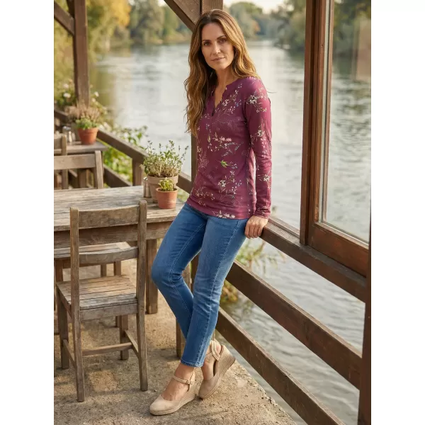  Damen-T-Shirt KIXMI ONDREA BURGUND 