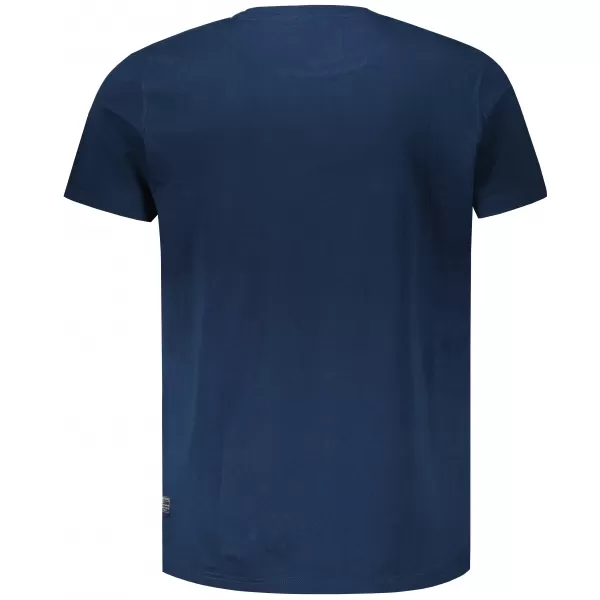  Herren-T-Shirt KIXMI OCTAVIO DUNKELBLAU 