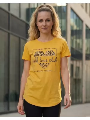 Damen-T-Shirt SAM 73 INATHI WT 877 SENFGELB