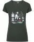 Damen-T-Shirt mit kurzen Ärmeln KILPI TORNES-W SL0303KI DUNKELGRÜN