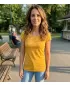 Damen-T-Shirt ALTISPORT ZOLIA LSKX384 GELB