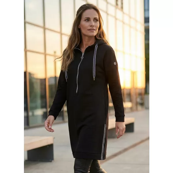  Erweitertes Damen-Sweatshirt KIXMI OLLY SCHWARZ 