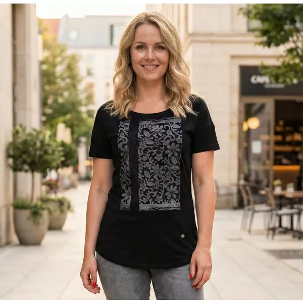  Damen-T-Shirt KIXMI ODETTE SCHWARZ 