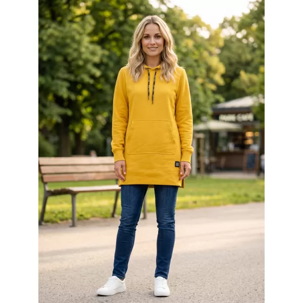  Damen-Sweatshirt SAM 73 ENNA WM 768 DUNKLES OCKER 
