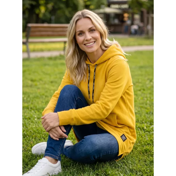  Damen-Sweatshirt SAM 73 ENNA WM 768 DUNKLES OCKER 