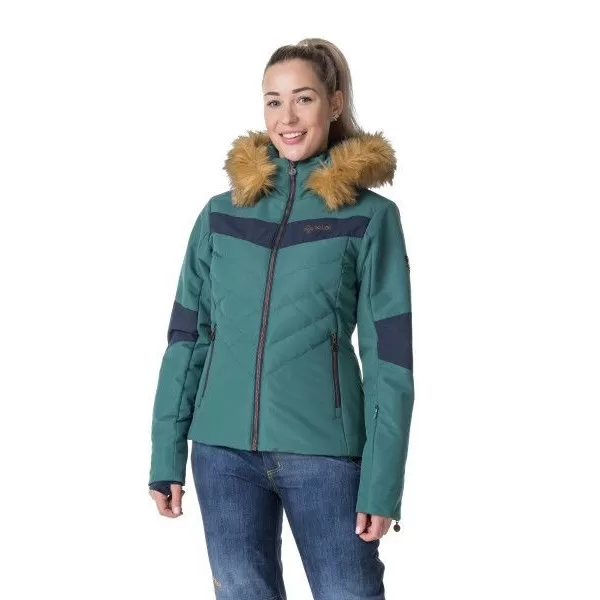 Damen-Skijacke KILPI ALISIA-W SL0111KI DUNKELGRÜN 