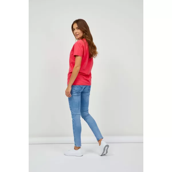  Damen-T-Shirt SAM 73 LUMIEL WT 873 LEUCHTEND ROSA 