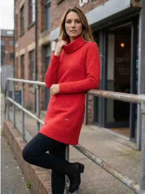 Kleid KIXMI OKTAVIA ROT