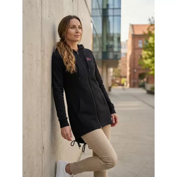  Erweitertes Damen-Sweatshirt ALTISPORT BYB/ALW056BY148 SCHWARZ ROSA 