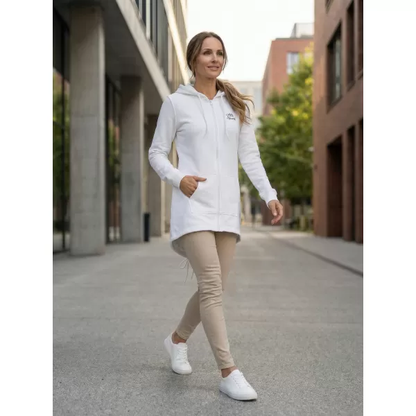  Erweitertes Damen-Sweatshirt ALTISPORT BYB/ALW056BY148 WEIß 