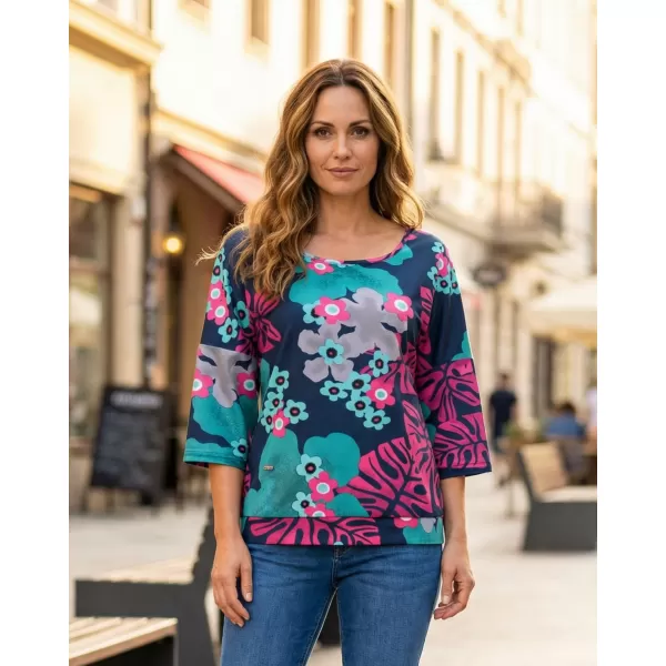  Damen-Sweatshirt KIXMI ORCHID DUNKELBLAU 