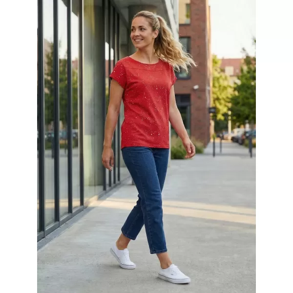  Damen-T-Shirt SAM 73 HEQA WT 876 ROT 