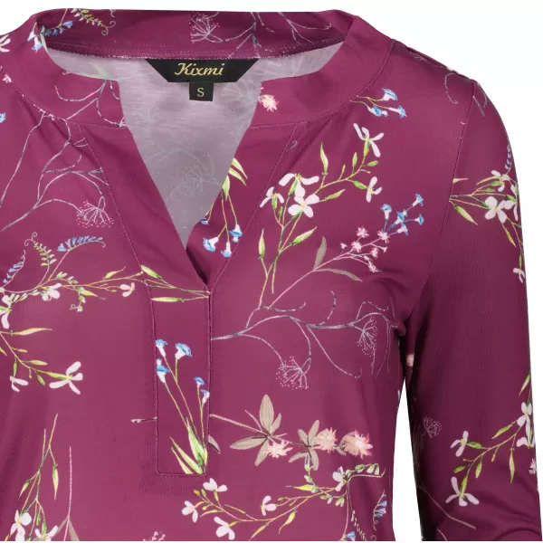  Damen-T-Shirt KIXMI ONDREA BURGUND 