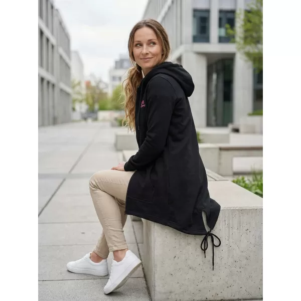  Erweitertes Damen-Sweatshirt ALTISPORT BYB/ALW056BY148 SCHWARZ ROSA 