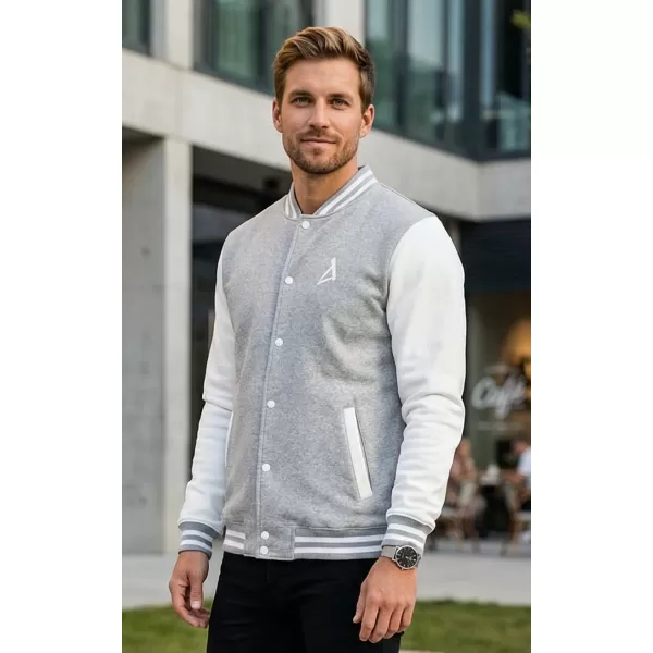  Herren-Sweatshirt ALTISPORT BYB/ALM002BB004 HELLGRAUE AKZENTE 