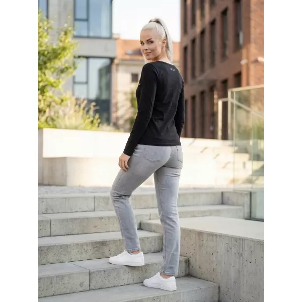  Damen-T-Shirt ALTISPORT UHANA LTSY942 SCHWARZ 