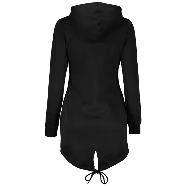  Erweitertes Damen-Sweatshirt ALTISPORT BYB/ALW056BY148 SCHWARZ ROSA 
