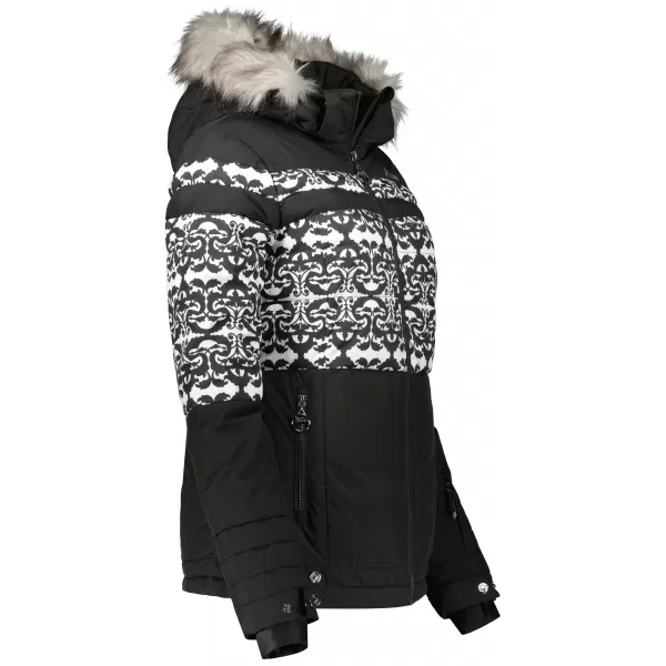  Winterjacke für Damen KIXMI OLINDA SCHWARZ 