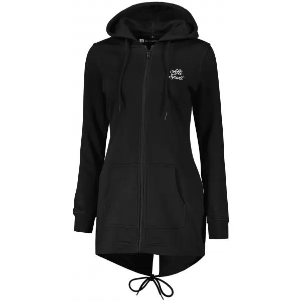  Erweitertes Damen-Sweatshirt ALTISPORT BYB/ALW056BY148 SCHWARZ UND WEIß 