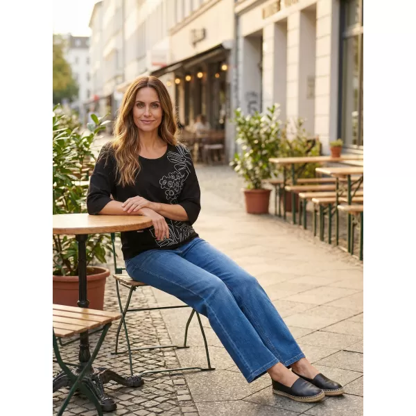  Damen-Sweatshirt KIXMI ORCHID SCHWARZ 