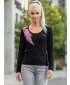 Damen-T-Shirt ALTISPORT UHANA LTSY942 SCHWARZ