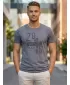 Herren-T-Shirt KIXMI OMER DUNKELGRAU