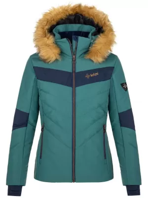Damen-Skijacke KILPI ALISIA-W SL0111KI DUNKELGRÜN