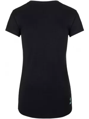 Damen-T-Shirt mit kurzen Ärmeln KILPI TORNES-W SL0303KI SCHWARZ